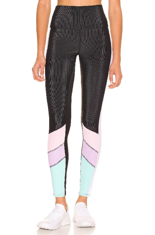 Bailey Legging In Pastel Color Block Chic Clothes For Women