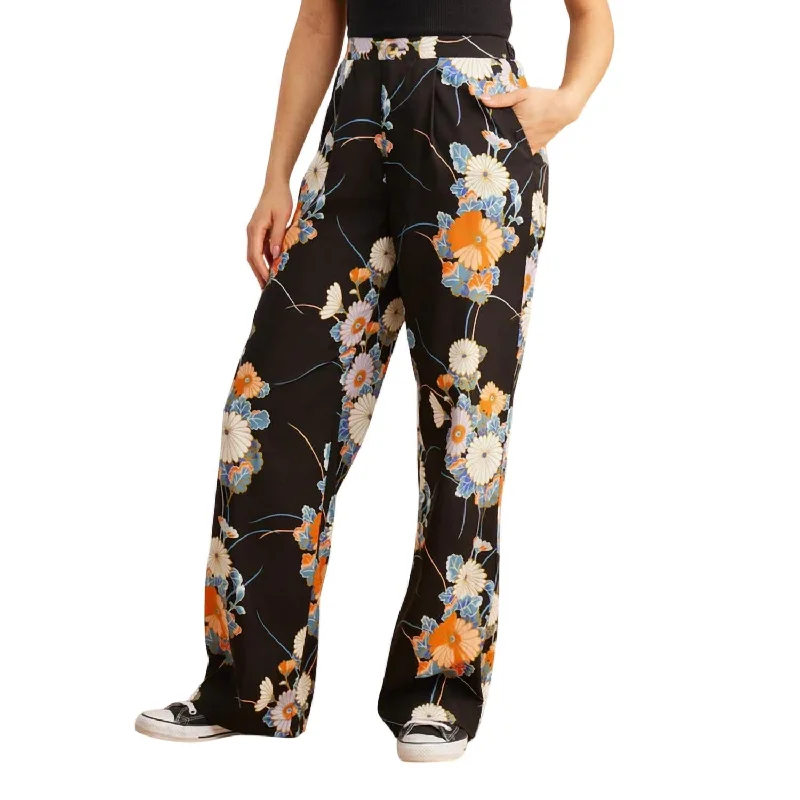 Pic Pants In Camellia Black Timeless Women's Fashion Styles