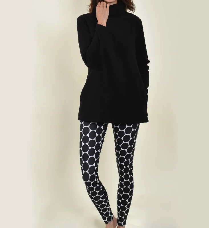 Bayside Tight Leggings In Dots Women's Occasion Wear Apparel