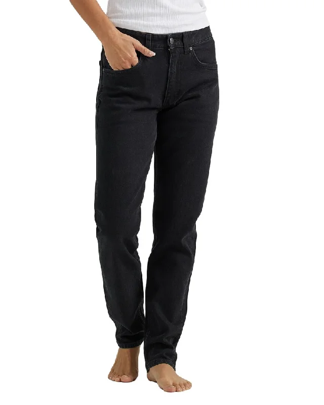 Lee Rider Ebony Shade Slim Straight Jean Women's Tailored Outfit