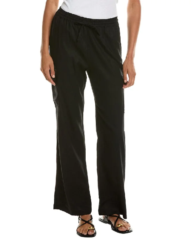 LUXE ALWAYS Linen-Blend Pant Women's Trendy Attire